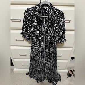 Float summer dress polka dots max studio